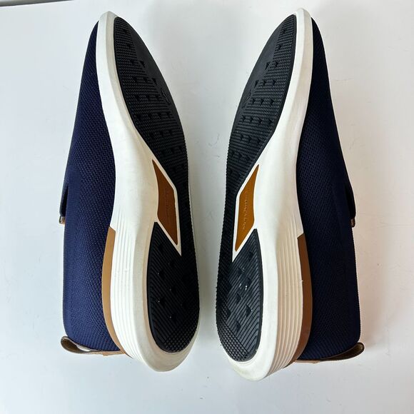 Wolf & Shepherd NWOT Derby Navy SwiftKnit Mesh Leather Slip On Loafer Size 14 - Picture 15 of 15